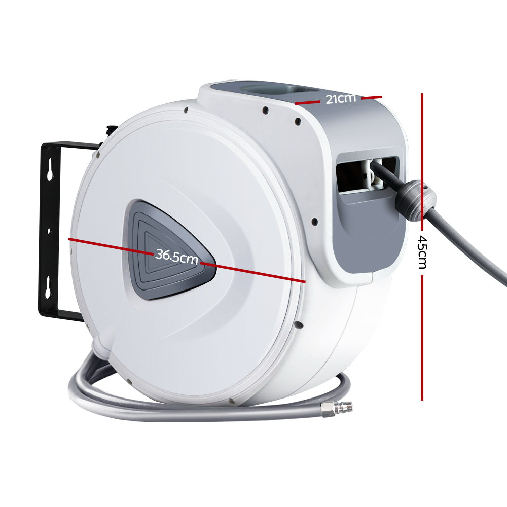 Giantz Air Hose Reel 20m Retractable Rewind Swivel Wall Mount Compressor Garage | Auzzi Store