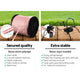 Giantz Electric Fence Wire 400M Tape Fencing Roll Energiser Poly Stainless Steel | Auzzi Store