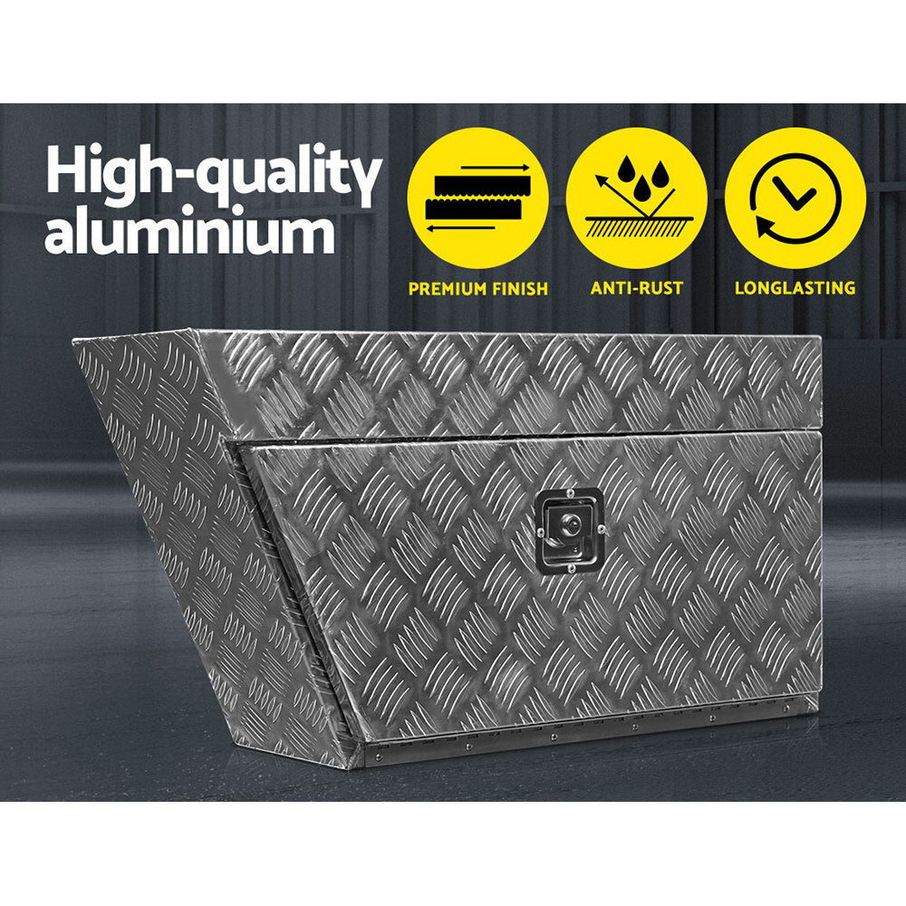 Giantz Pair of Under Tray Undertray Tool Box Aluminium Alloy Underbody Toolbox | Auzzi Store