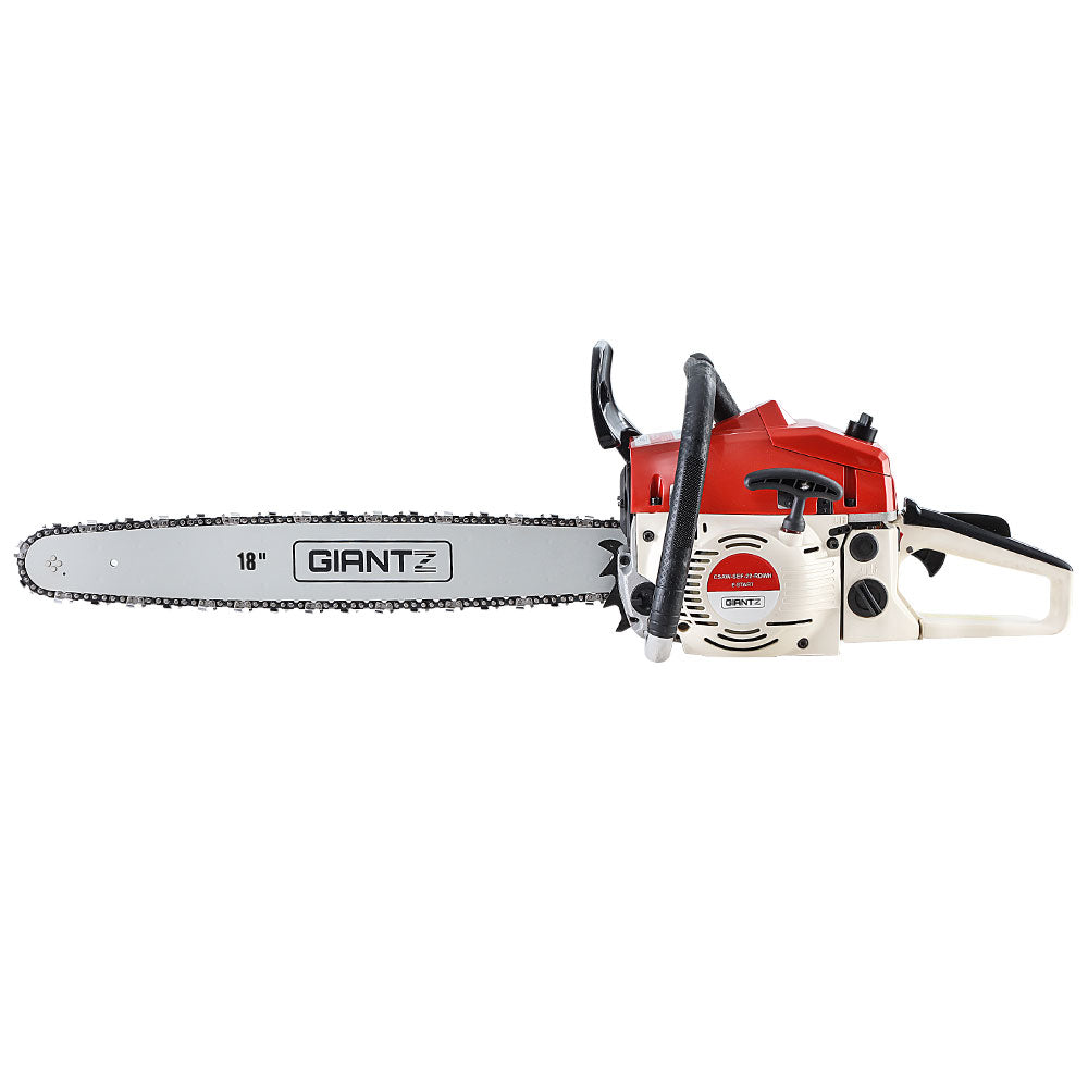 Giantz Petrol Chainsaw Commercial E-Start 18'' | Auzzi Store