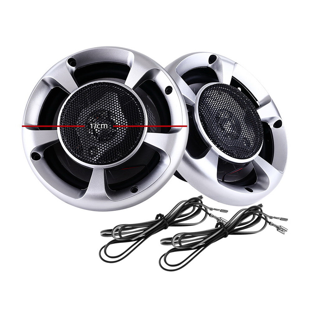 Giantz Set of 2 6.5inch LED Light Car Speakers | Auzzi Store