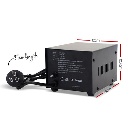 Giantz Stepdown Transformer 500W 240V to 110V | Auzzi Store