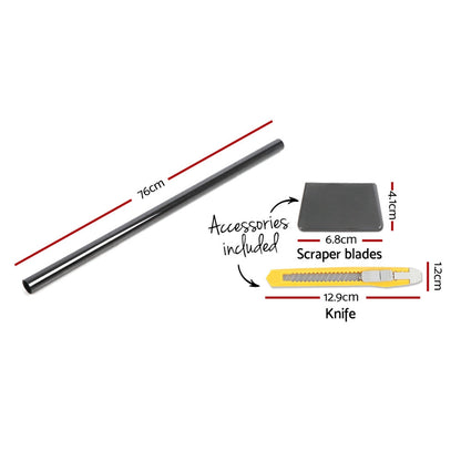 Giantz Window Tint Film Black Commercial Car Auto House Glass 76cm X 7m VLT 5% | Auzzi Store