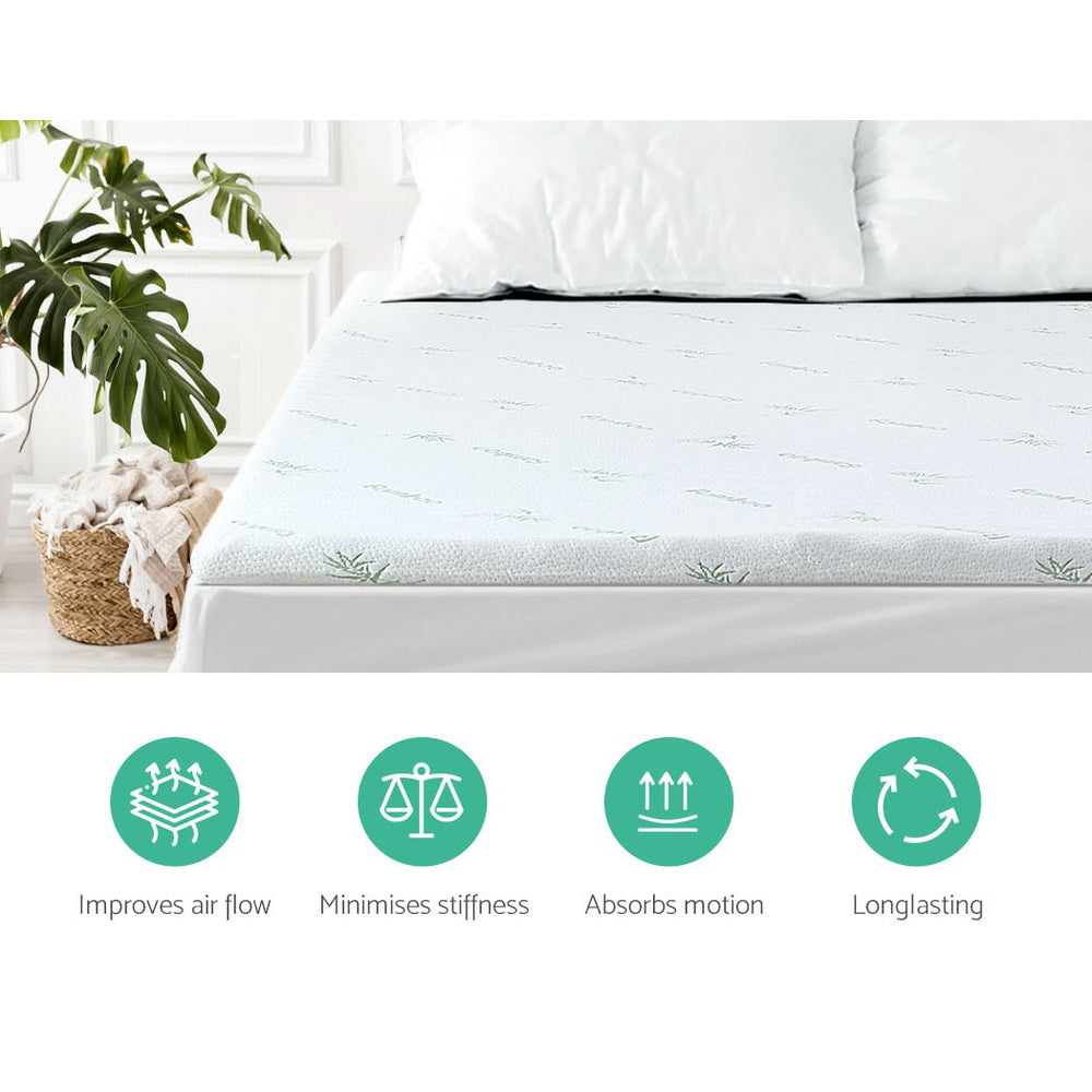 Giselle Bedding 11-zone Memory Foam Mattress Topper 8cm - Double | Auzzi Store