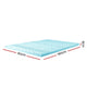 Giselle Bedding 11-zone Memory Foam Mattress Topper 8cm - Single | Auzzi Store