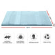 Giselle Bedding Cool Gel 7-zone Memory Foam Mattress Topper w/Bamboo Cover 5cm - Double | Auzzi Store