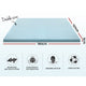 Giselle Bedding Cool Gel Memory Foam Mattress Topper w/Bamboo Cover 5cm - Double | Auzzi Store