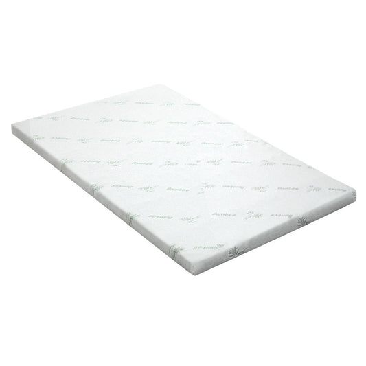 Giselle Bedding Cool Gel Memory Foam Mattress Topper w/Bamboo Cover 5cm - Single | Auzzi Store