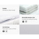 Giselle Bedding Cool Gel Memory Foam Mattress Topper w/Bamboo Cover 5cm - Single | Auzzi Store