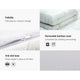 Giselle Bedding Cool Gel Memory Foam Mattress Topper w/Bamboo Cover 8cm - Single | Auzzi Store