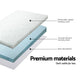 Giselle Bedding Cool Gel Memory Foam Mattress Topper w/Bamboo Cover 8cm - Single | Auzzi Store