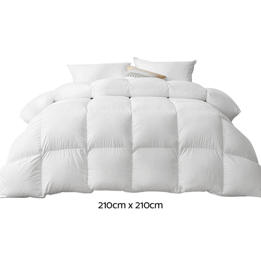 Giselle Bedding Duck Down Feather Quilt 500GSM Queen Size | Auzzi Store