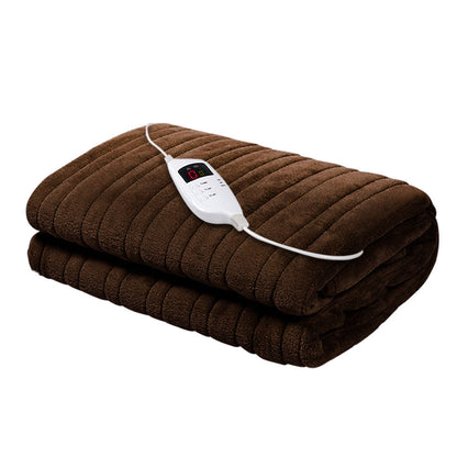 Giselle Bedding Electric Throw Blanket - Chocolate | Auzzi Store