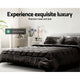 Giselle Bedding Faux Mink Quilt Queen Size Charcoal | Auzzi Store