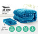 Giselle Bedding Faux Mink Quilt Queen Size Navy | Auzzi Store