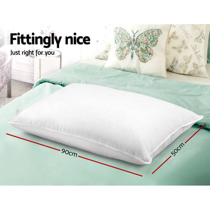 Giselle Bedding King Size 4 Pack Bed Pillow Medium*2 Firm*2 Microfibre Fiiling | Auzzi Store