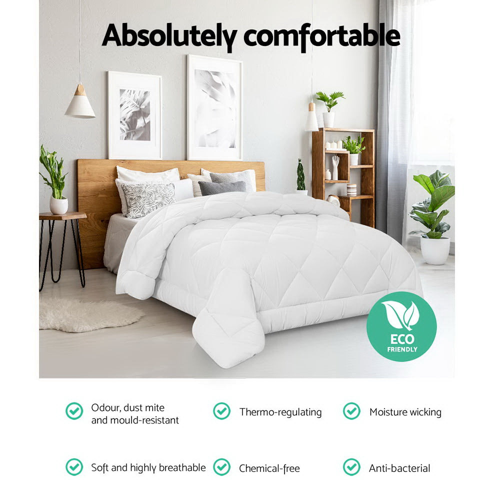 Giselle Bedding King Size 800GSM Microfibre Bamboo Microfiber Quilt | Auzzi Store