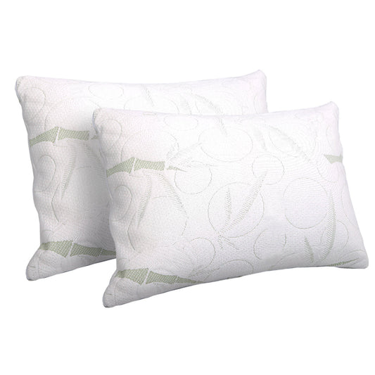 Giselle Bedding Set of 2 Bamboo Pillow with Memory Foam | Auzzi Store