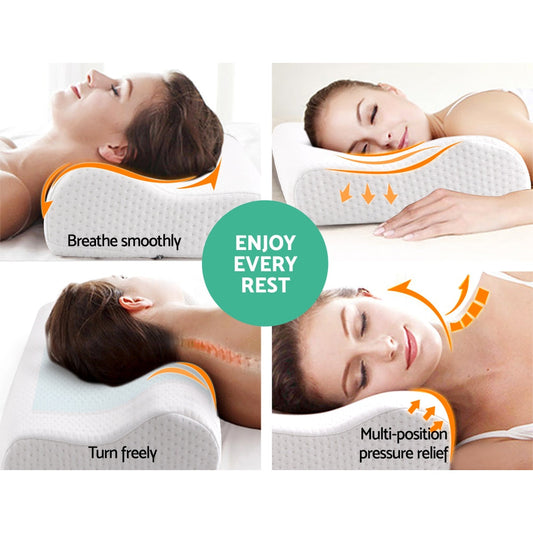 Giselle Bedding Set of 2 Cool Gell Memory Foam Pillows | Auzzi Store