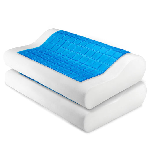 Giselle Bedding Set of 2 Cool Gell Memory Foam Pillows | Auzzi Store
