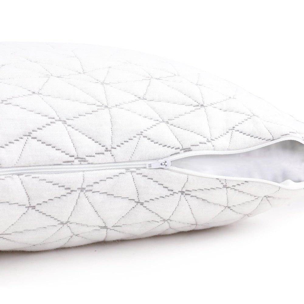 Giselle Bedding Set of 2 Rayon King Memory Foam Pillow | Auzzi Store