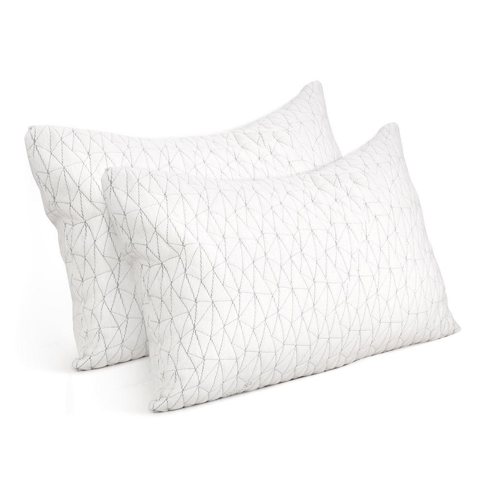 Giselle Bedding Set of 2 Rayon King Memory Foam Pillow | Auzzi Store