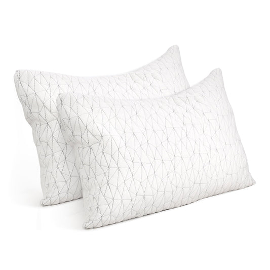 Giselle Bedding Set of 2 Rayon Single Memory Foam Pillow | Auzzi Store