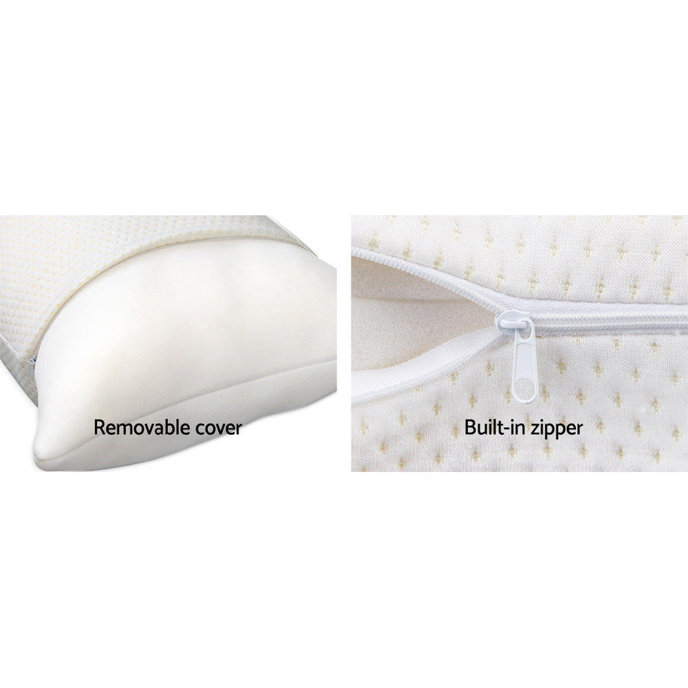 Giselle Bedding Set of 2 Visco Elastic Memory Foam Pillows | Auzzi Store