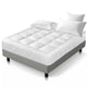 Giselle King Single Mattress Topper Bamboo Fibre Pillowtop Protector | Auzzi Store