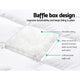 Giselle Single Mattress Topper Pillowtop 1000GSM Microfibre Filling Protector | Auzzi Store