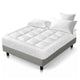 Giselle Single Mattress Topper Pillowtop 1000GSM Microfibre Filling Protector | Auzzi Store