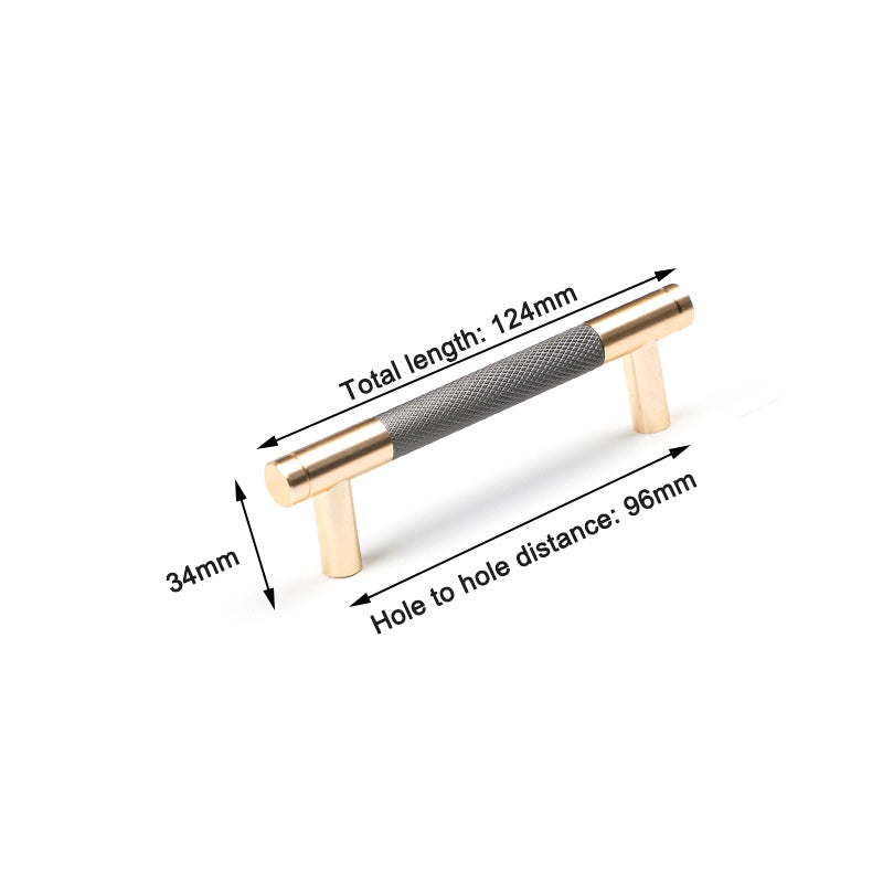 Gold Solid Modern Design Furniture Kitchen Cabinet Handles Drawer Bar Handle Pull 96mm | Auzzi Store
