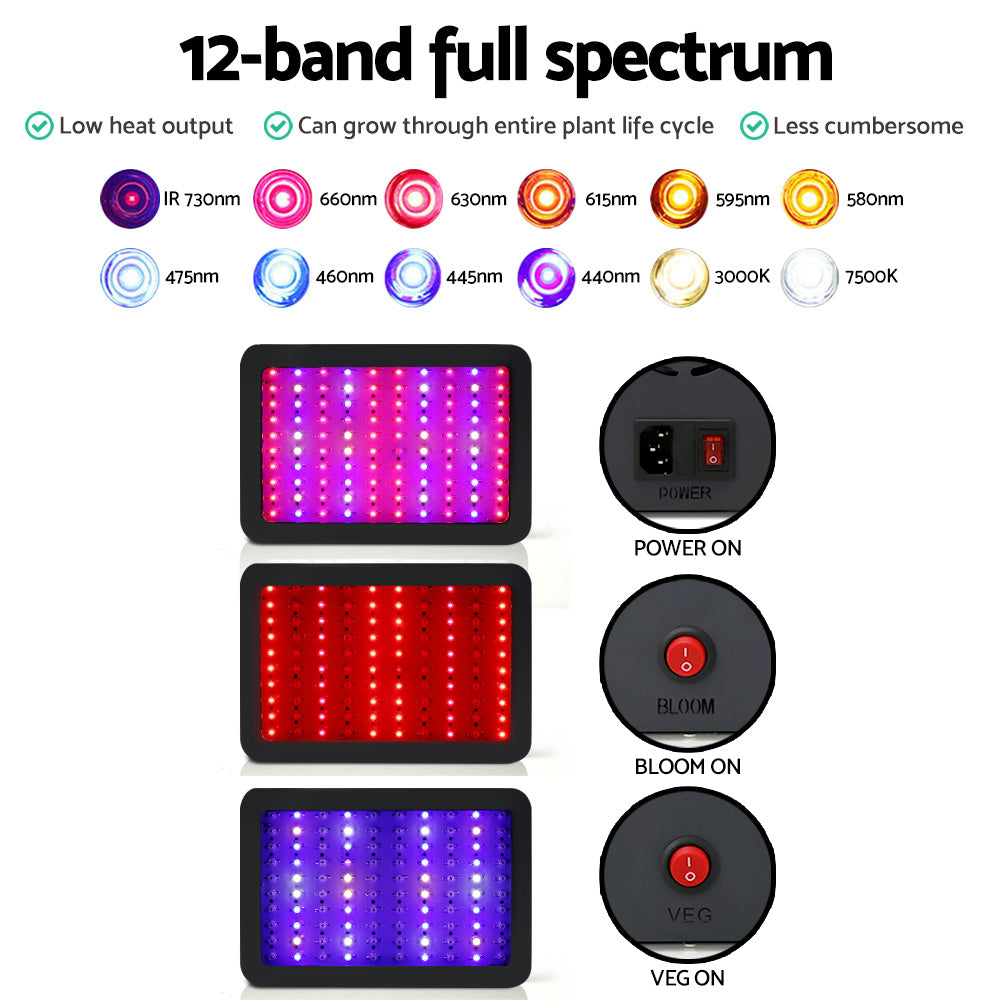 Greenfingers 1000W LED Grow Light Full Spectrum | Auzzi Store