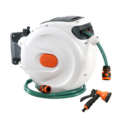 Greenfingers 10M Retractable Water Hose Reel Garden Spray Gun Storage AutoRewind | Auzzi Store