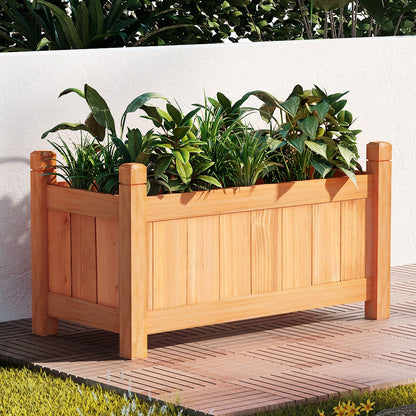 Greenfingers Garden Bed Raised Wooden Planter Box Vegetables 60x30x33cm | Auzzi Store