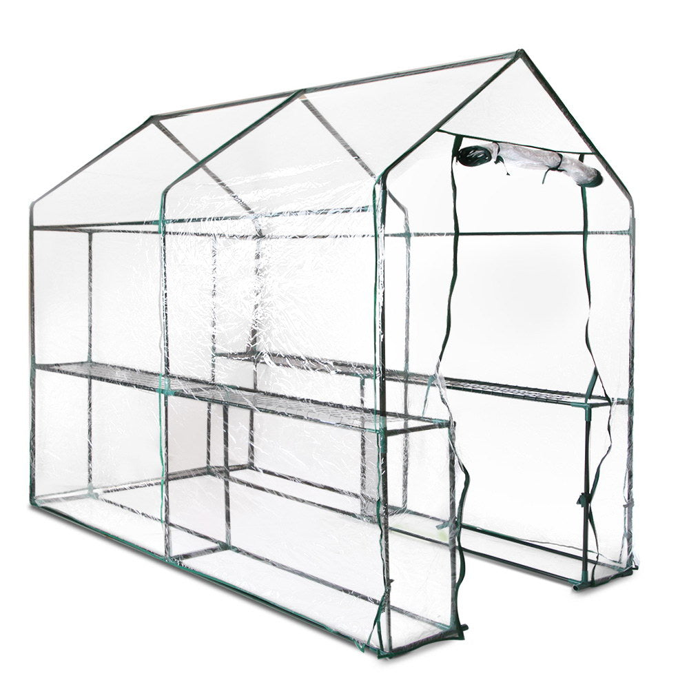 Greenfingers Greenhouse Garden Shed Green House 1.9X1.2M Storage Greenhouses Clear | Auzzi Store