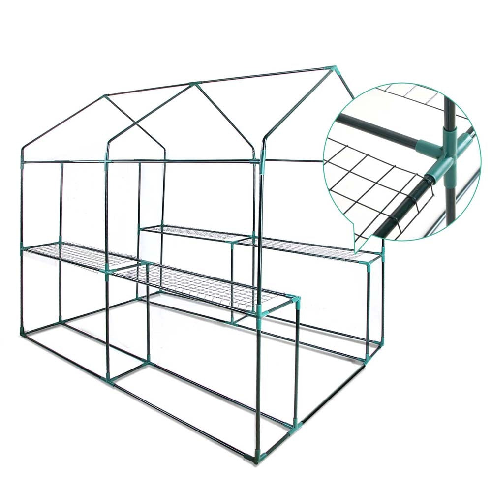 Greenfingers Greenhouse Garden Shed Green House 1.9X1.2M Storage Greenhouses Clear | Auzzi Store