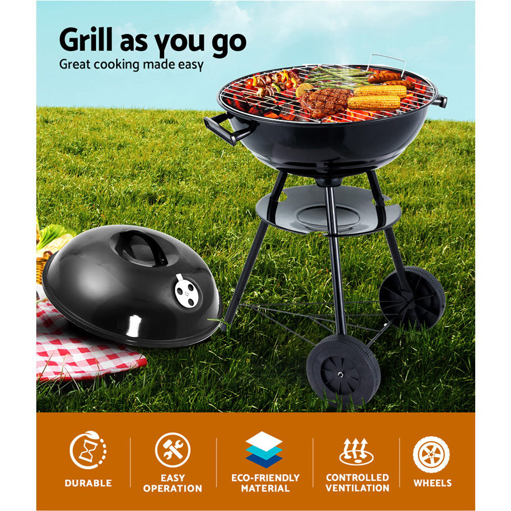 Grillz Charcoal BBQ Smoker Drill Outdoor Camping Patio Barbeque Steel Oven | Auzzi Store