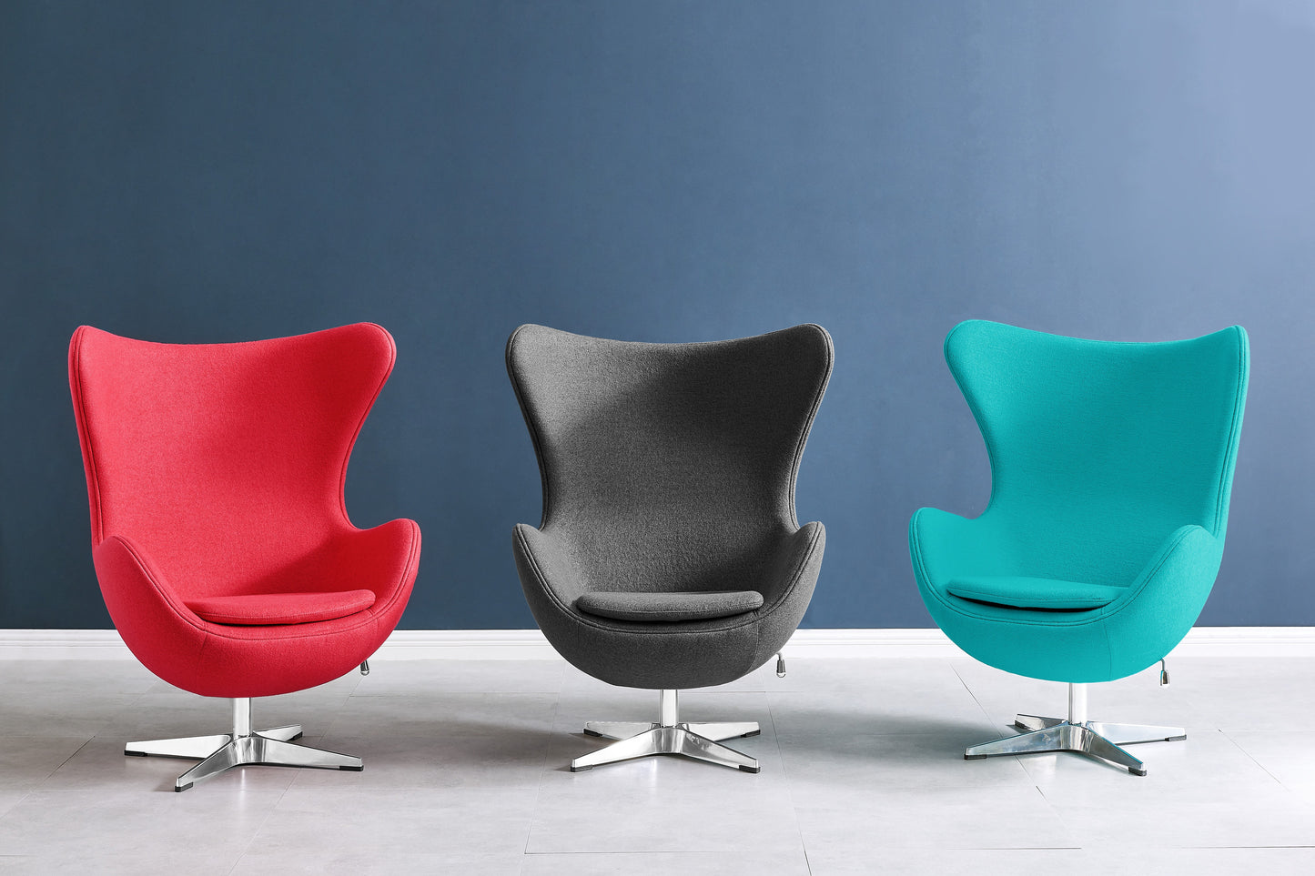 Matt Blatt Arne Jacobsen Egg Chair Premium Replica (Red)
