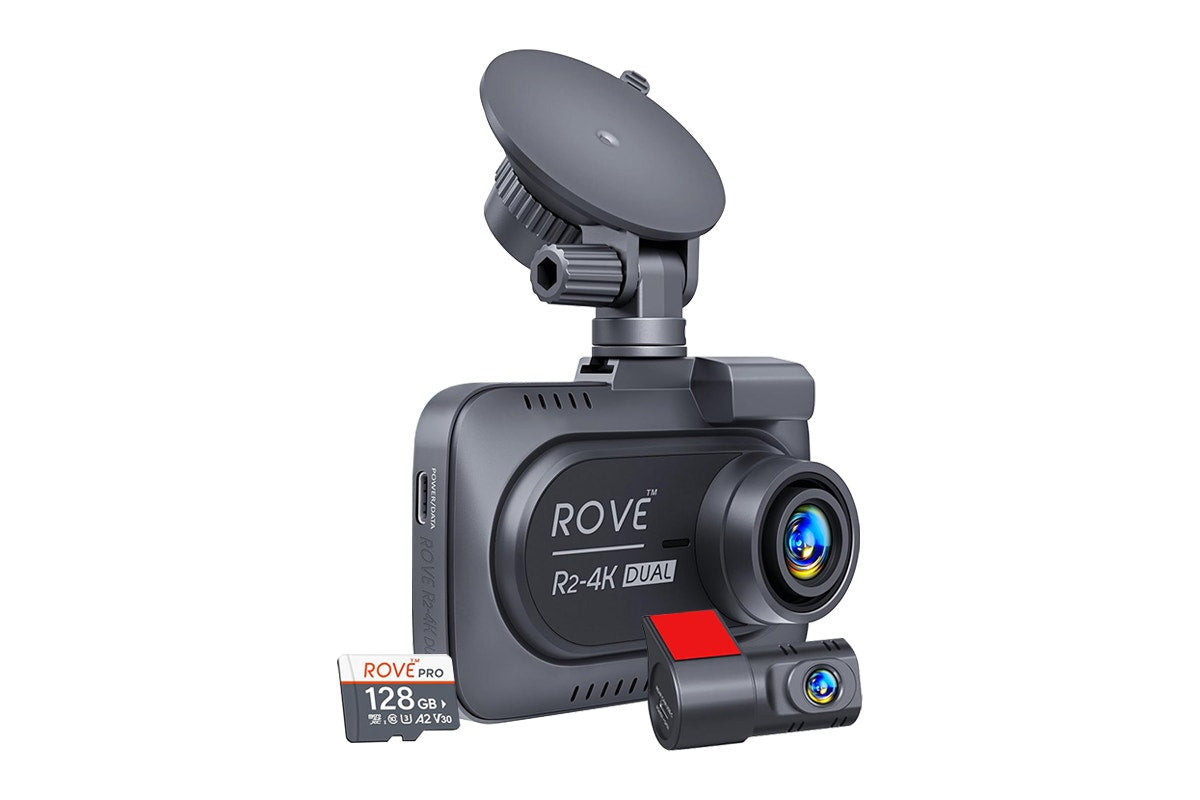 Rove R2-4K Dual Dash Cam with GPS (Front & Rear)
