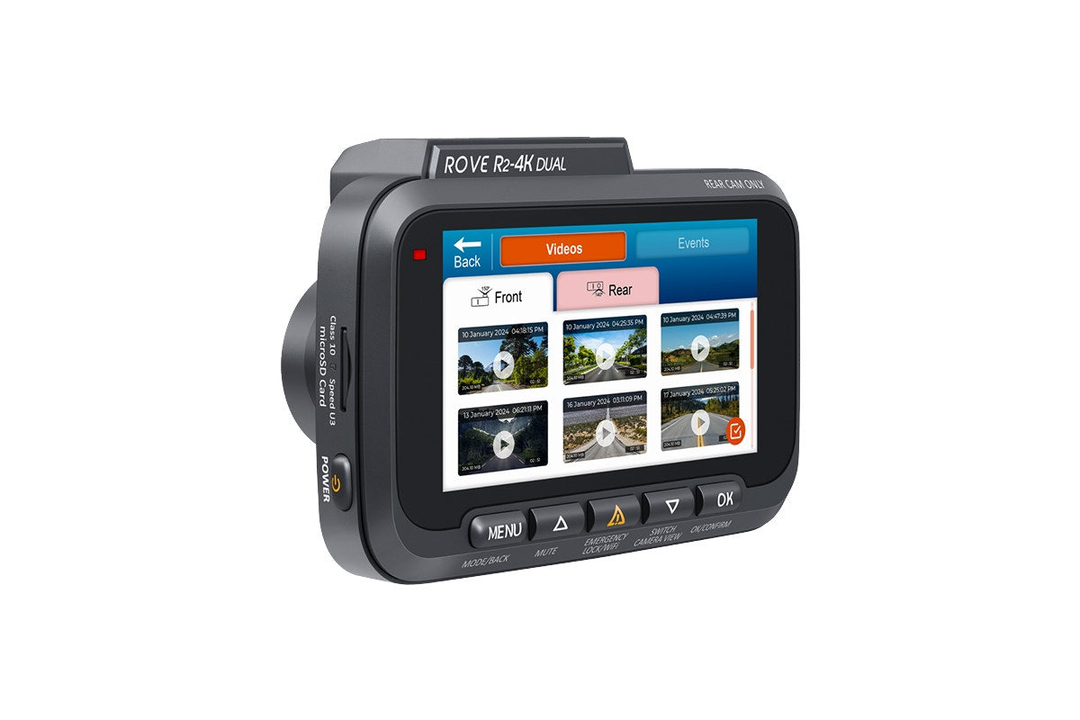 Rove R2-4K Dual Dash Cam with GPS (Front & Rear)