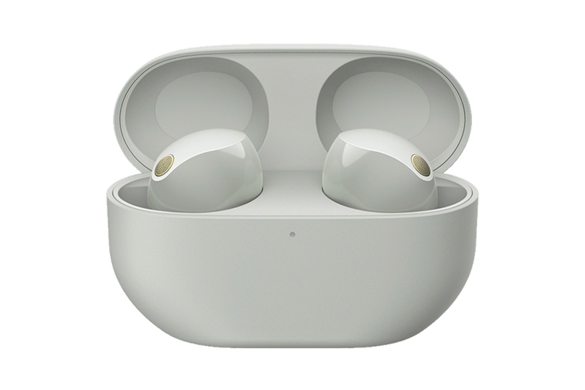 Sony WF-1000XM5 Wireless Noise Cancelling Earbuds (Silver)