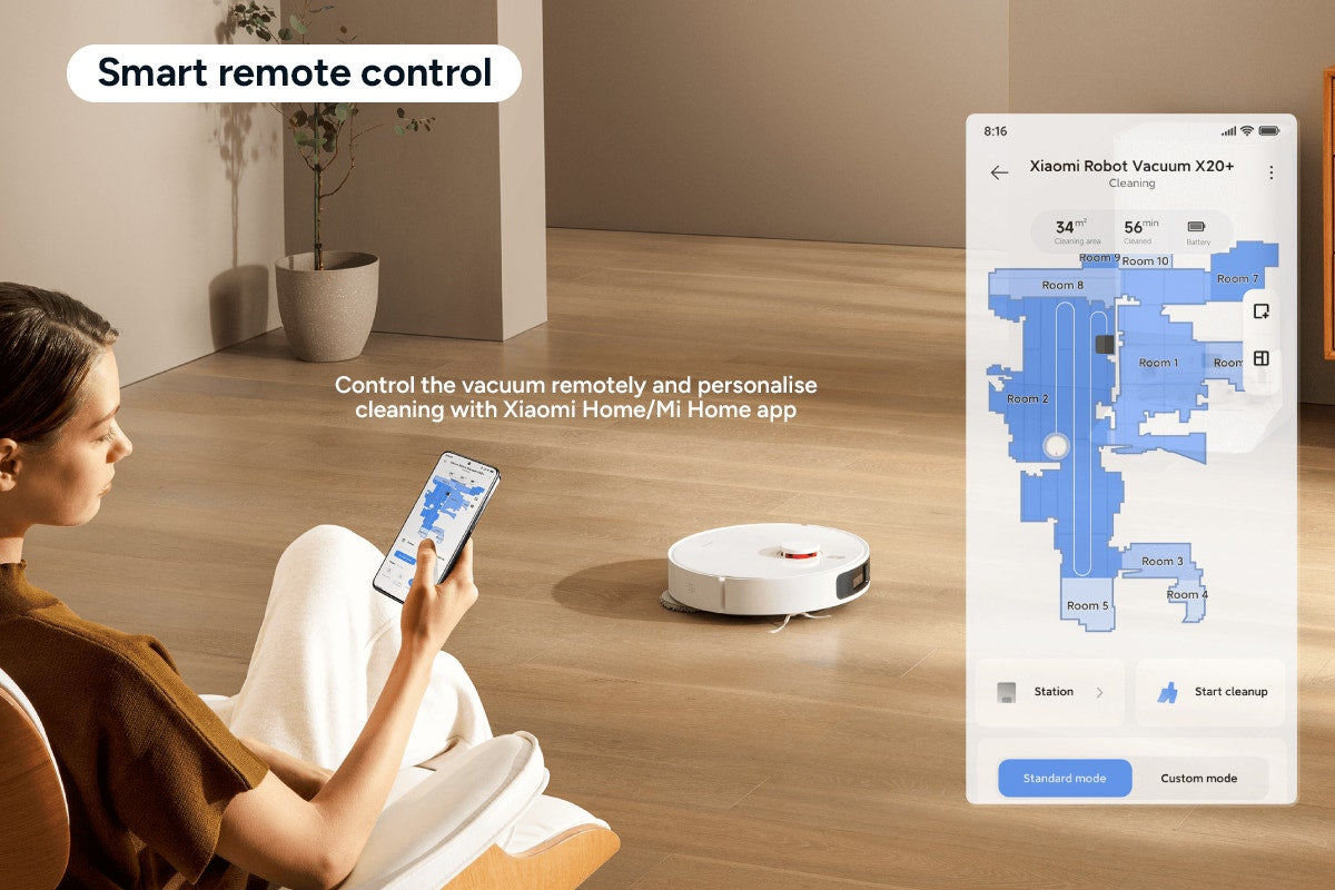 Xiaomi X20+ Robot Vacuum and Mop Cleaner with All-in-One Dock