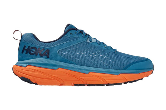 Hoka One One Men's Challenger ATR 6 Trail Running Shoes  - Provincial Blue/Carrot, Size 10 US 