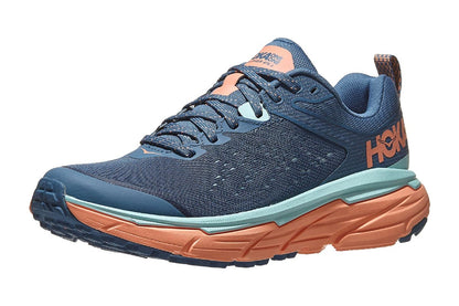 Hoka One One Women's Challenger Atr 6 Running Shoe  - Real Teal/Cantaloupe