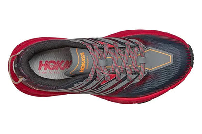 Hoka One One Women's Speedgoat 4 Trail Shoe  - Castlerock/Paradise Pink