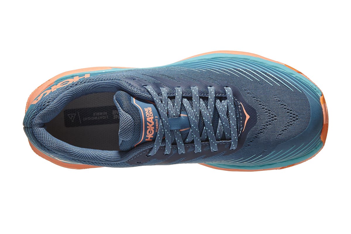 Hoka One One Women's Torrent 2 Running Shoe  - Real Teal/Cantaloupe