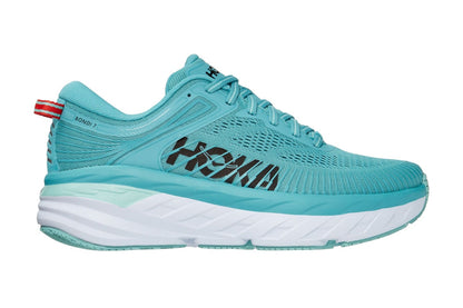 Hoka One One Women's Bondi 7 Running Shoes (Aquarelle/Eggshell Blue, Size 9.5 US)