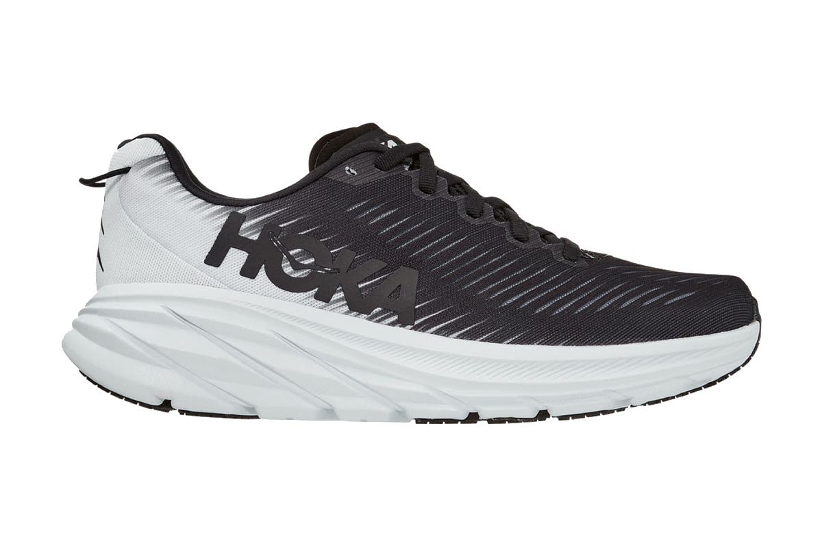 Hoka One One Women's Rincon 3 Running Shoes  - Black/White, Size 11 US 