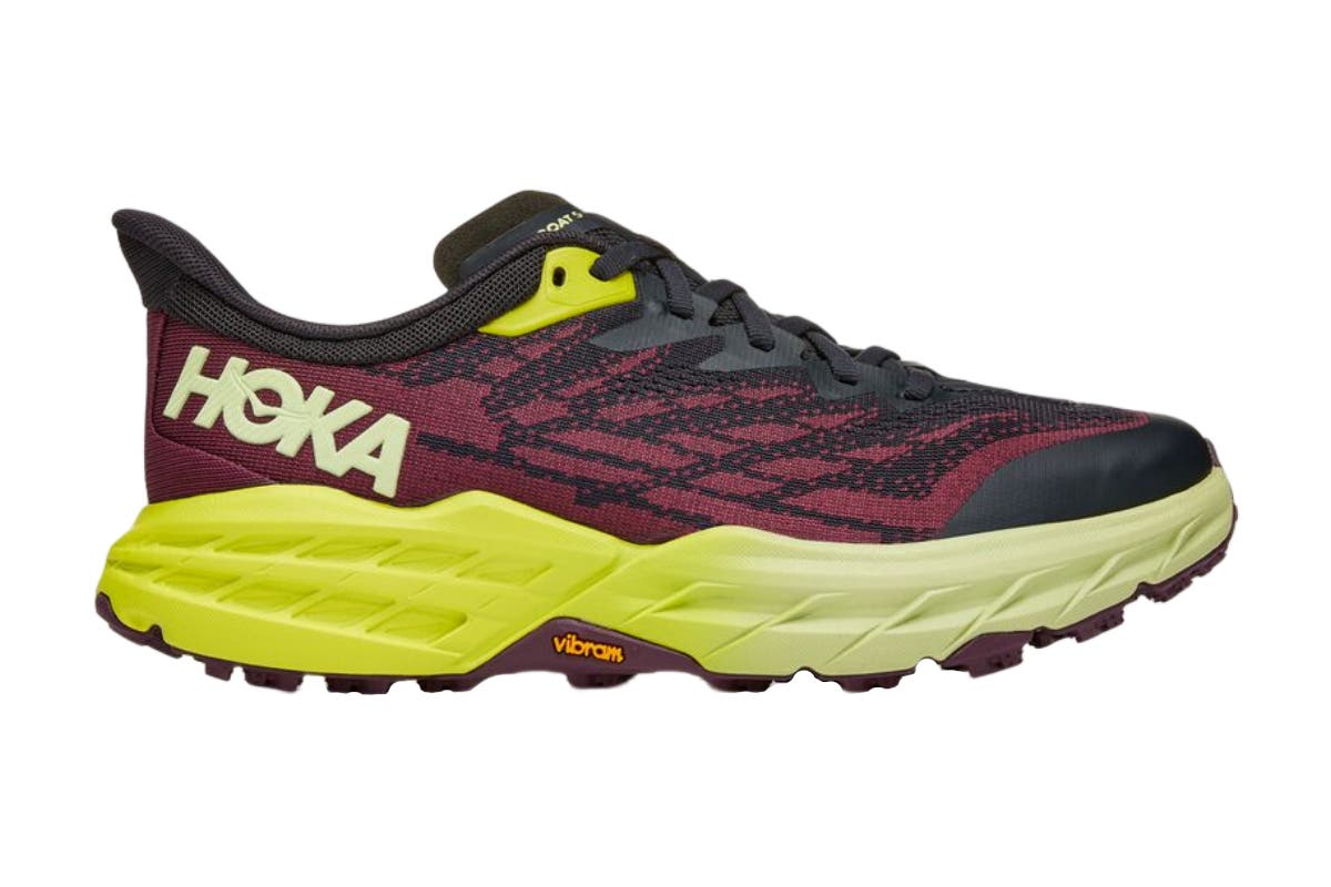 Hoka One One Women's Speedgoat 5 Running Shoes  - Blue Graphite/Evening Primrose, Size 10 US 